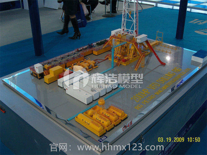 2000马力变频驱动钻机模型