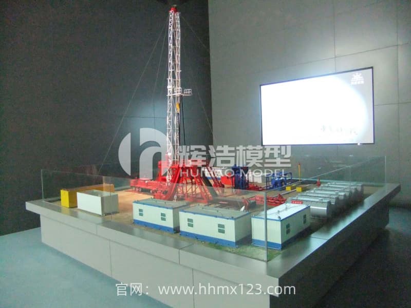 石油试油试采作业模拟沙盘模型