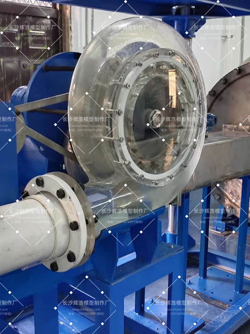 安装于实验台上面的水轮机蜗壳本体模型.jpg