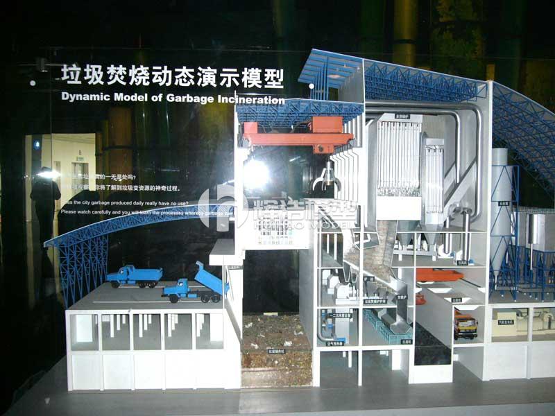 垃圾焚烧发电灯光动态演示模型.jpg